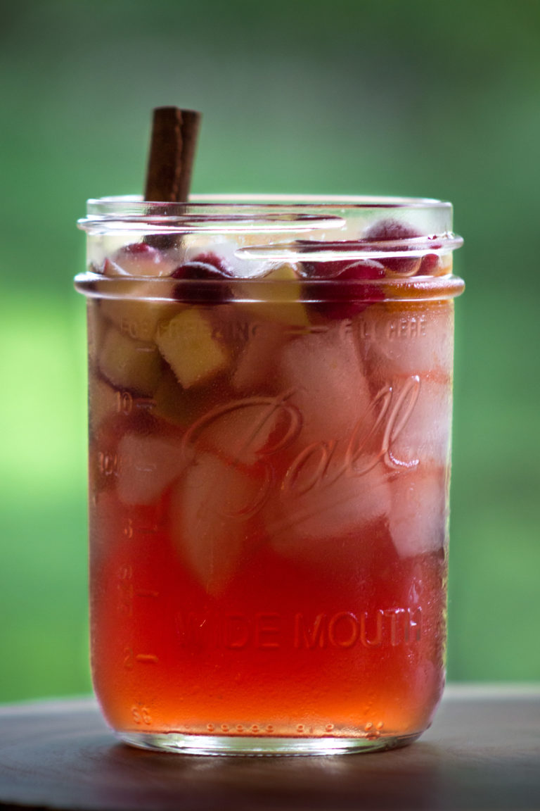 Mulled Cranberry Cider Sangria
